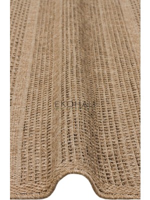 Eko Halı Salda Koleksiyonu  Jüt Görünümlü Sisal Kilim Sld 01 Natural