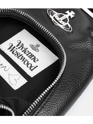 Vivienne Westwood Sling Omuz Çantası %58 Geri Dönüştürülmüş Poliüretan, Fermuarlı Detay ve Tonal Askı