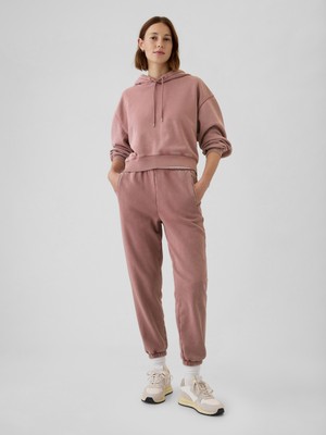 Gap Kadın Pembe High Rise Boyfriend Jogger Eşofman Altı