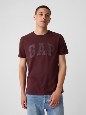 Gap Erkek Kırmızı  Logo T-Shirt