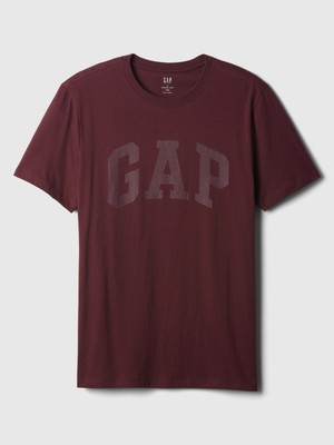 Gap Erkek Kırmızı  Logo T-Shirt