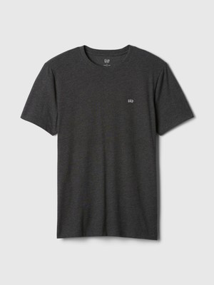 Gap Erkek Siyah  Logo Everyday Soft T-Shirt