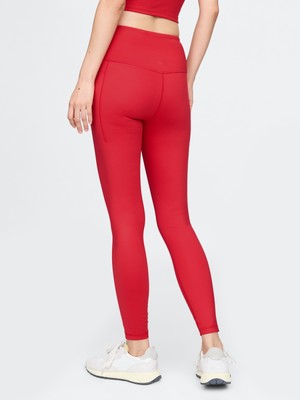 Gap Kadın Kırmızı fit High Rise Power Full Length Legging Tayt