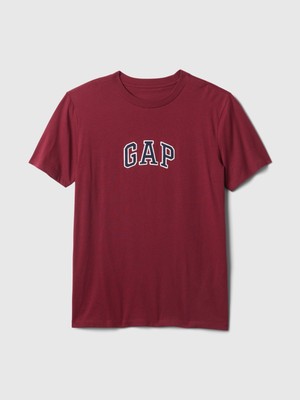 Gap Erkek Kırmızı  Logo T-Shirt