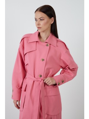 Mani Mani Pembe Trenchcoat