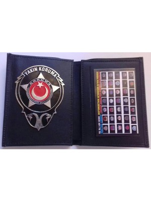 Aldatmaz Askeri Malzeme Adana Ozel Tasarım.yakın Koruma Rozetlı Cüzdan