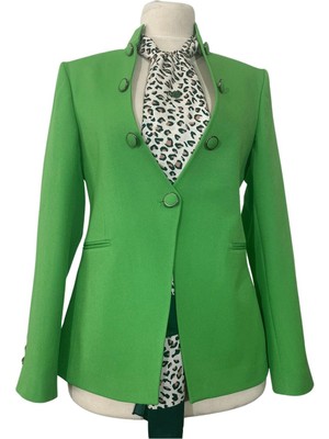 Hakim Yaka Ceket Gümüş Düğme 2022