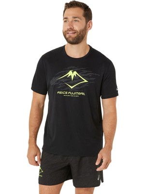 Asics Fujitrail Erkek Siyah Günlük Stil T-Shirt 2011C981-002