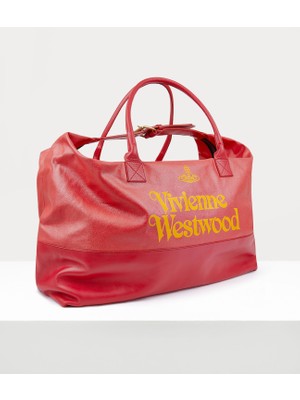 Vivienne Westwood Studio Shopper, Kontrast Harfli, 'arm And Cutlass' Yumuşak Deri