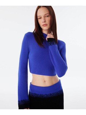 Colorblock Crop Triko TW6240050340017