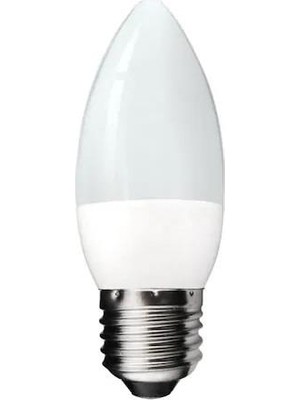 Uzun Ömürlü Işık Gücü Yüksek 7 Watt E27 Duylu Spot Ampulü Mum LED Ampul