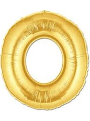 Altın Sarısı Folyo Harf Balon 1 Metre
