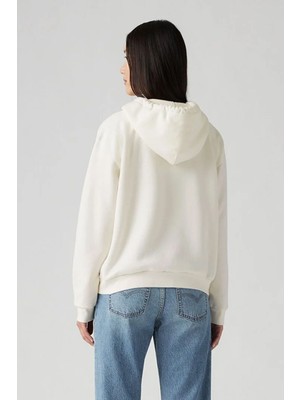 Levi's Kadın Kapüşonlu Mountain Cepli Hoodie Sweatshirt - 001U6-0000