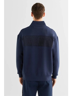 Gant Erkek Regular Fit Yarım Fermuarlı Sweatshirt