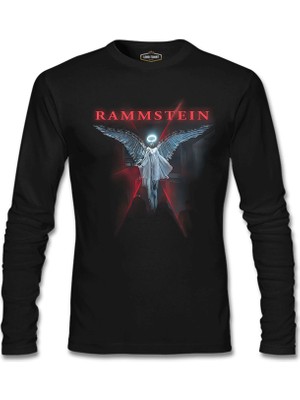 Rammstein - Rising Angel Siyah Erkek Sweatshirt