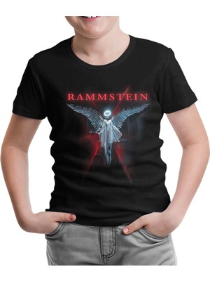 Rammstein - Rising Angel Siyah Çocuk Tshirt