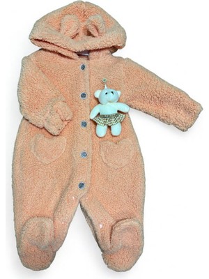 Oyuncak Ayılı Kız Kuzu Peluş Tulum