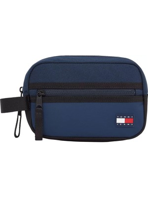 Tommy Hilfiger Erkek Tjm Freshman Washbag El Çantası - Mavi