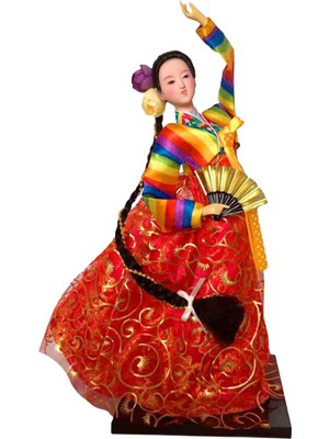 Hanbok Dekor Taşınabilir Mini Kabuki Heykeli Geyşa Kimono Heykelcik 27 (Yurt Dışından)