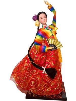 Hanbok Dekor Taşınabilir Mini Kabuki Heykeli Geyşa Kimono Heykelcik 27 (Yurt Dışından)