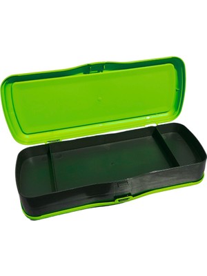 Homeneeds Plastik Çift Bölmeli Fonksiyonel Kalemlik Kalem Kutusu