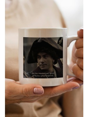 South Steel Siz Bu Medeniyet Işinin Bo*kunu Çıkarmışsınız. -Prens Dizisi-  Baskılı Yılbaşı Hediyesi Kupa Bardak