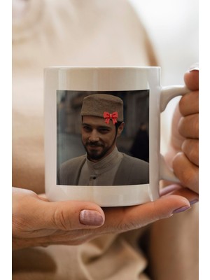 South Steel Kızıl Goncalar Cüneyd Efendi Baskılı Premium Yılbaşı Hediyesi Kupa Bardak