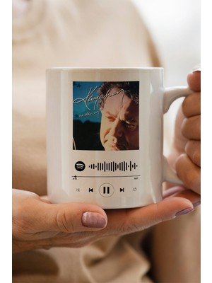 South Steel Kayahan-Bir Aşk Hikayesi Spotify Şarkı Kodlu Premium Yılbaşı Hediyesi Kupa Bardak