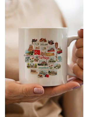 South Steel Türkiye Baskılı Premium Yılbaşı Hediyesi Kupa Bardak