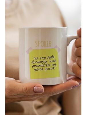 South Steel Spoiler Her Şeyi Fazla Düşünmeyi Bırak Baskılı Yılbaşı Hediyesi Kupa Bardak