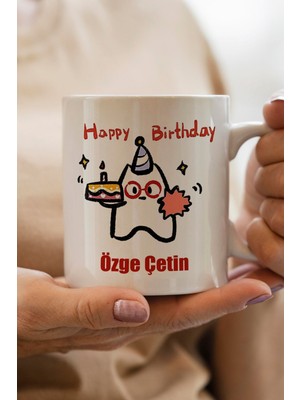 South Steel Doğum Günü Temalı Kişiye Özel Isim Baskılı Yılbaşı Hediyesi Kupa Bardak