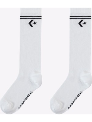 Converse Star Chevron Double Stripe Crew  2'li Çorap