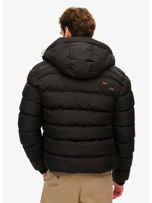 Superdry Siyah Erkek Mont M5011912A02A_SPORTS Puffer Jacket