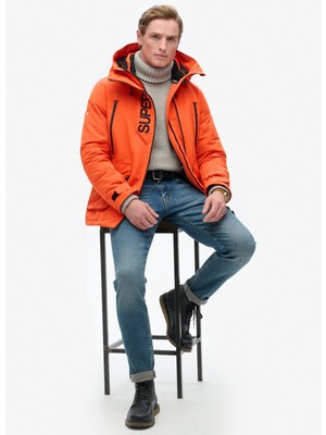 Superdry Turuncu Erkek Mont M5011922AWZT_HOOD Ultımate Emb Wınd