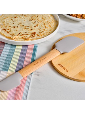 Karaca x Refika'dan Çift Taraflı Ahşap Spatula 30 cm