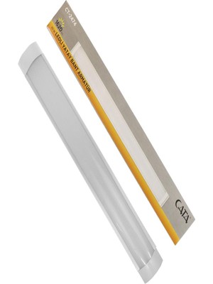 Ct 2474 18W Yatay Ledli Bant Armatür Beyaz