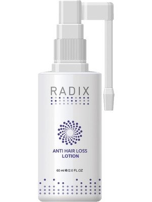 Radix Saç Dökülmesine Karşı Güçlendirici Bakım Losyonu 60 ml – Zayıf ve İncelen Saçlar İçin Etkili Formül