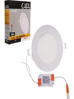 Ct 5145 6 W Slim Panel Beyaz