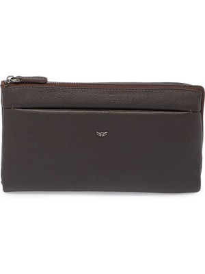 Tergan Kahve Deri Erkek Portföy Çantası Günlük Kullanım İçin Ergonomik Tasarım - S1PC00021519-U5H