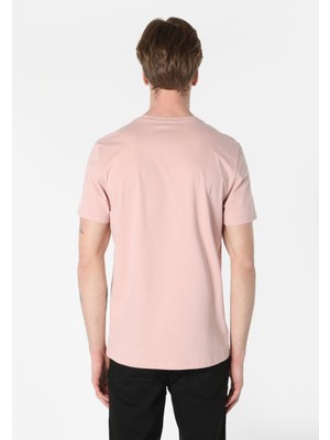 Colin's Regular Fit Bisiklet Yaka Basic Pembe Erkek Kısa Kol Tişört