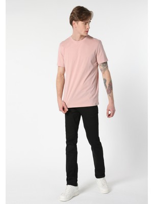 Colin's Regular Fit Bisiklet Yaka Basic Pembe Erkek Kısa Kol Tişört