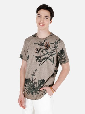 Colin's Gri Erkek Tshirt K.kol