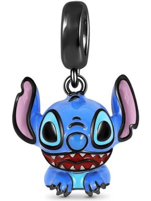 Fubena  Sallantılı Mavi Stitch Charm