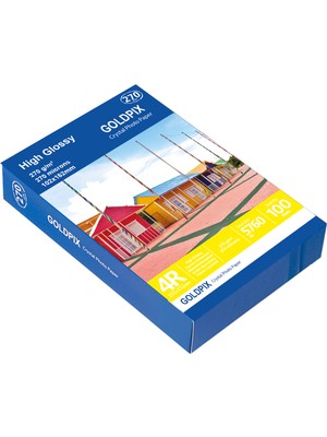 Goldpix 10x15 Premium Kağıt Tipi 270 gr Glossy Fotoğraf Kağıdı - 100 Adet İnkjet Yazıcı Uyumluluğu