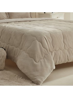 Karaca Home Flufy Çift Kişilik Soft Dream Comfort Set Bej