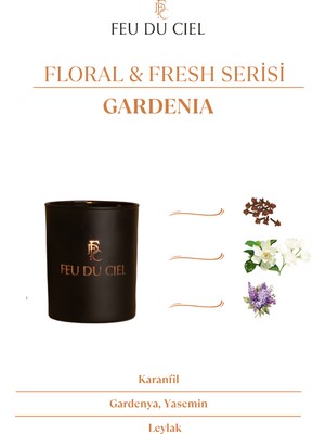 Feu du Ciel Signature Gardenia Yasemin Leylak Kokulu Mum 150 gr