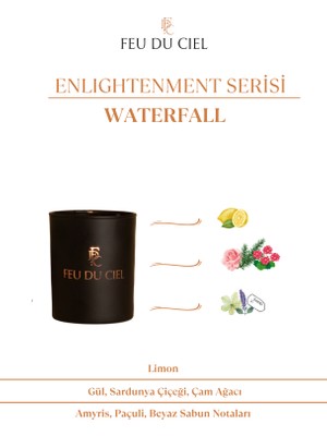 Feu du Ciel Signature Waterfall Beyaz Sabun Kokulu Mum 150 gr