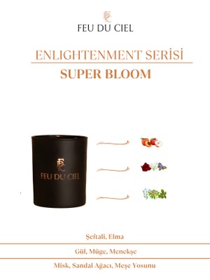 Feu du Ciel Signature Super Bloom Gül Kokulu Mum 150 gr