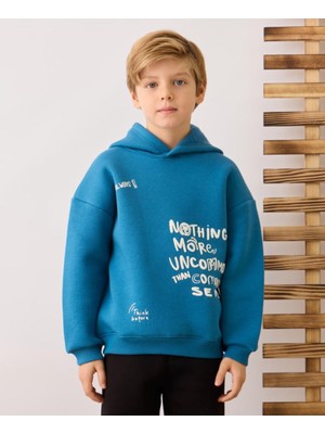 4-8 Yaş Arası 3 Iplik Şardonlu Erkek Çocuk Sweatshirt