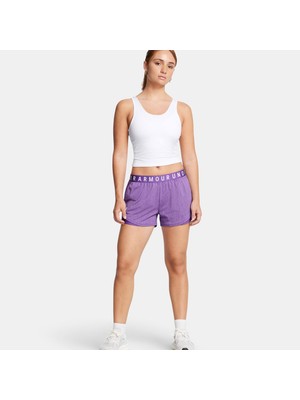 Under Armour Play Twist 3.0 Kadın Mor Antrenman ŞORTU.525